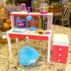 My Life Doll Desk, Chair, & Desser accessories